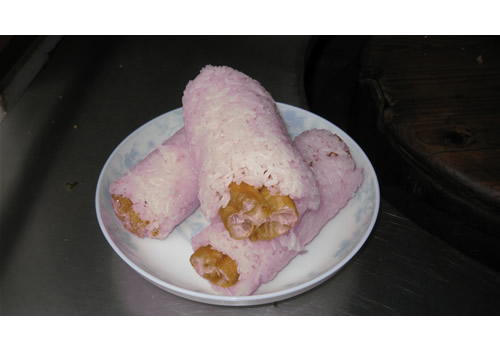 荆州小吃—糯米包油条